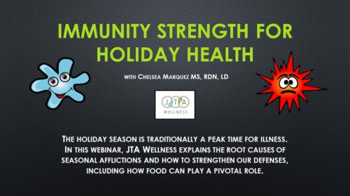 Immunity Strength Holiday Health Bumper Graphic
